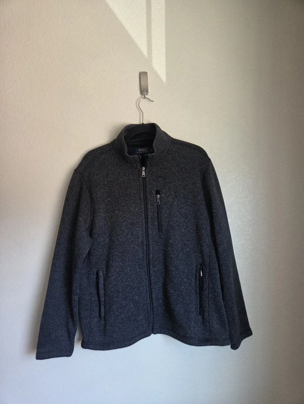 Polo Ralph Lauren Fleece Mockneck Jacket Size Large
